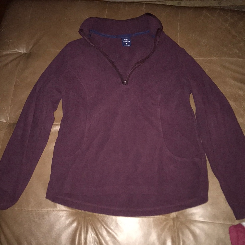 Zip up crewneck